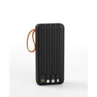 20000 Mah Yüksek Kapasiteli Powerbank Dahili Kablolu Dijital Göstergeli Taşınabilir Şarj Cihazı