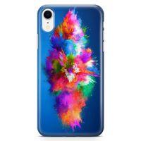 Apple iPhone XR Kılıf Toz Bombası Arka Kapak Koruma Desenli Full Koruyucu