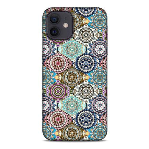 Ethnic Culture (54) Apple iPhone 12 Kılıf Silikon Kapak Desenli
