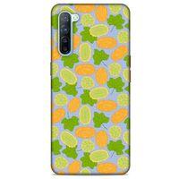 Frutix Kiwano 01 Oppo Reno 3 Kılıf Desenli Silikon