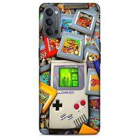 Retro (50) Desen Shockproof Kılıf Renkli Oppo Reno 4 Kılıf