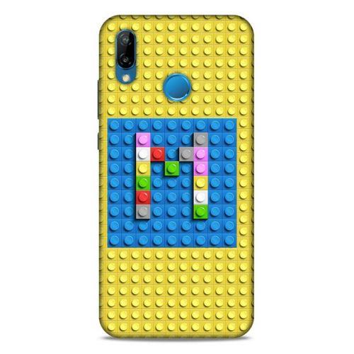 Lopard Huawei P20 Lite Uyumlu Kılıf BloX (24) Darbe Emici Kılıf M Harfi