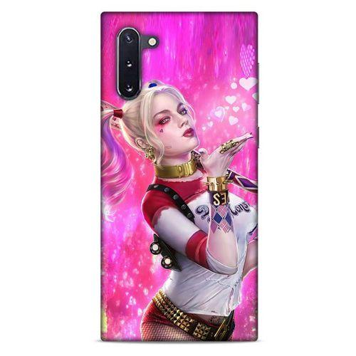 Samsung Galaxy Note 10 Uyumlu Kılıf Harley Quinn (4) Koruma Kılıfı Fuşya