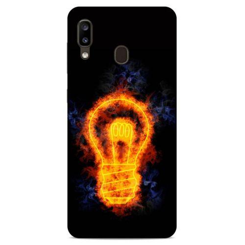 Lopard Samsung Galaxy A20 Uyumlu Kılıf FireX (39) Liquid Crystal Kılıf Ampul