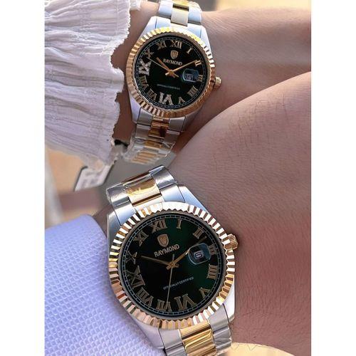 Raymond Ciflere Özel Sevgili Kombini 2 Yıl Garantili 5 Atm Suya Dayanklı Çift Saati CFT.01