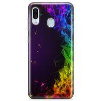 Samsung Galaxy A30 Kılıf Prizma Arka Kapak Koruma Desenli Full Koruyucu