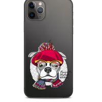 Zoologix (94) Apple Iphone 11 Pro Max Şeffaf Kılıf Silikon Desenli