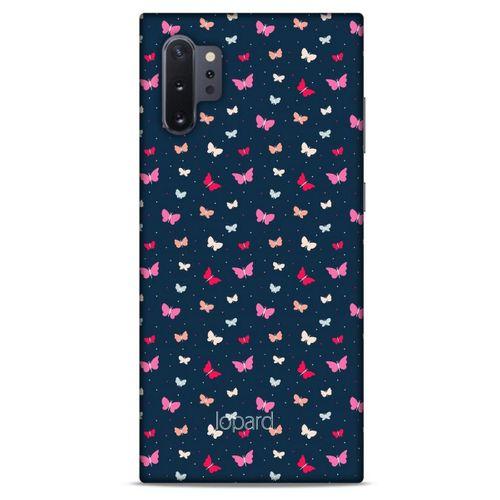 Samsung Galaxy Note 10 Plus Kılıf Kelebek Etkisi (42) Rugged Armor Kılıf Mor Pembe