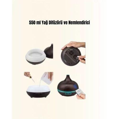 7 Renk Işıklı Ultrasonik Hava Difüzörü – Sessiz Ve Güvenli Kullanım