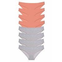 8 adet Süper Eko Set Likralı Kadın Slip Külot Pudra Gri