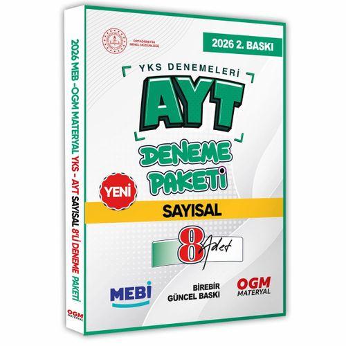 2026 YKS-AYT MEBİ ONLİNE Güncel SAYISAL 8li Seri Deneme Fasikül Paketi A4 Boyut Renkli BASKI ÜCRETİ