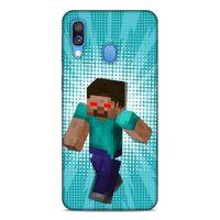 Lopard Samsung Galaxy A40 Uyumlu Kılıf PiXel (42) Rugged Armor Kılıf Steve