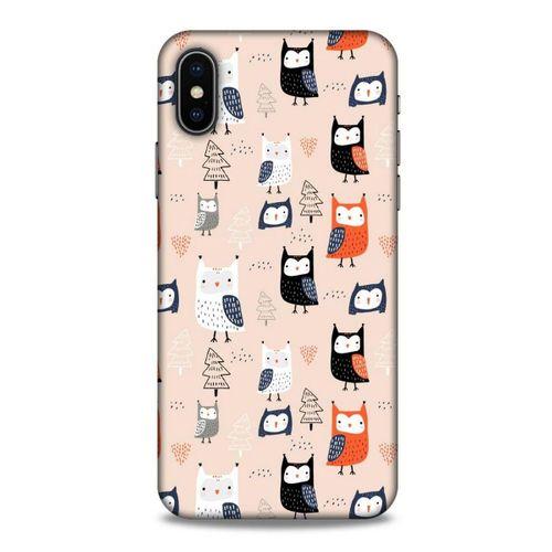 Baykuşlar (25) Desenli Silikon Kapak Telefon Kabı Apple iPhone XS Kılıf