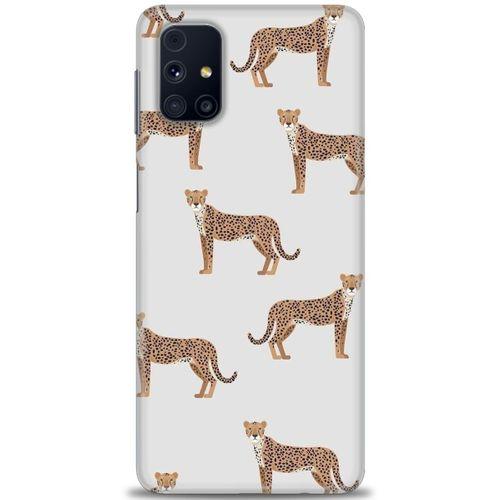 Samsung Galaxy M31S Kılıf HD Baskılı Kılıf - Kedii + Tam Ekran Koruyucu