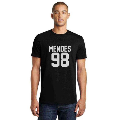 Shawn Mendes 98 Baskılı Siyah Erkek Tshirt
