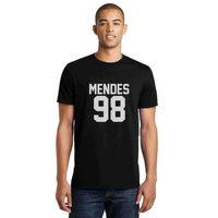Shawn Mendes 98 Baskılı Siyah Erkek Tshirt