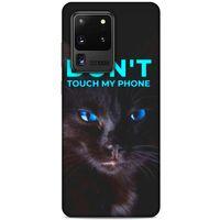 Lopard Samsung Galaxy S20 Ultra Uyumlu Kılıf Kediler (46) Core Armor Kılıf Dokunma