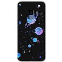 Potkal Hediye Fabrikası Samsung Galaxy S9 Kılıf HD Desen Baskılı Arka Kapak - Samanyolu Galaksi