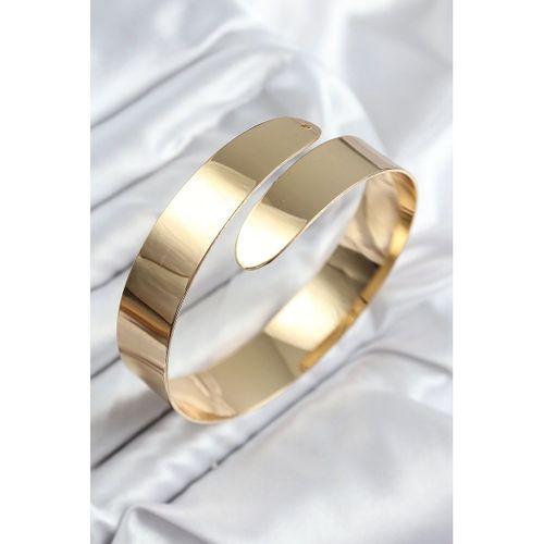 Pirinç Sarmal Model Gold Renk Pazu Bileklik