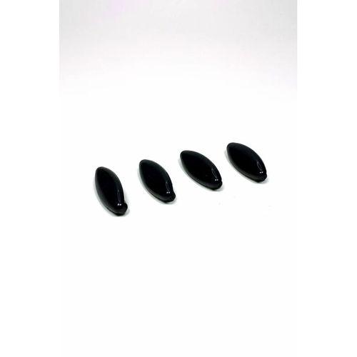 4 Adet Plastik Çengelli Eşarp Ve Şal İğnesi Siyah 4 cm