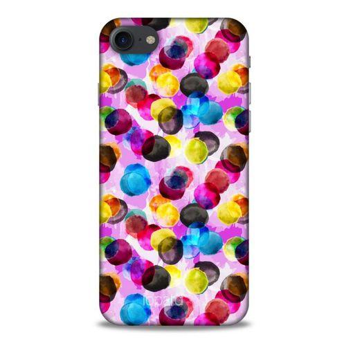 Apple Iphone 7 Kılıf Pastel Renkler (42) Rugged Armor Kılıf Mor Pembe