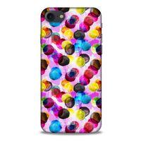 Apple Iphone 7 Kılıf Pastel Renkler (42) Rugged Armor Kılıf Mor Pembe