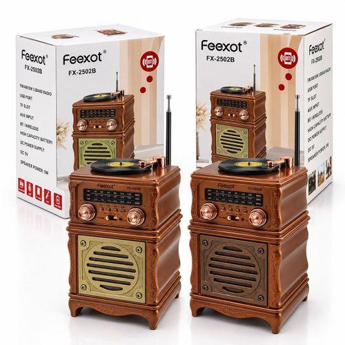 Retro Radyo Hoparlör AM FM SW Bluetooth USB Type-C Şarjlı
