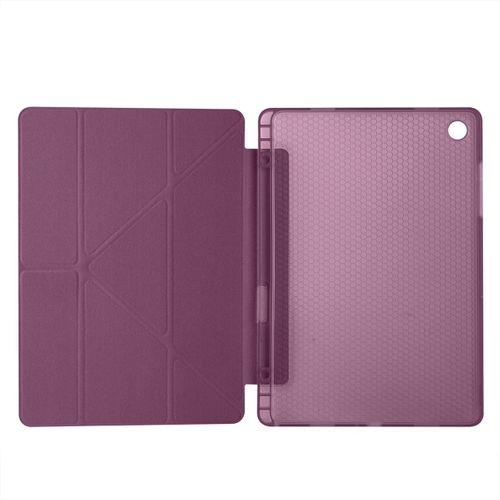 Galaxy Tab A9 Kılıf Zore Tri Folding Kalem Bölmeli Standlı Kılıf