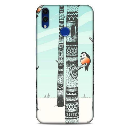 Huawei Honor 8C Kılıf Snowix (20) Koruyucu Kılıf Yeşil Siyah