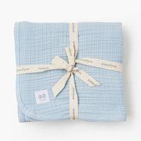 Andywawa AC25870 Müslin Home Bebek Battaniye 105*120 Blue