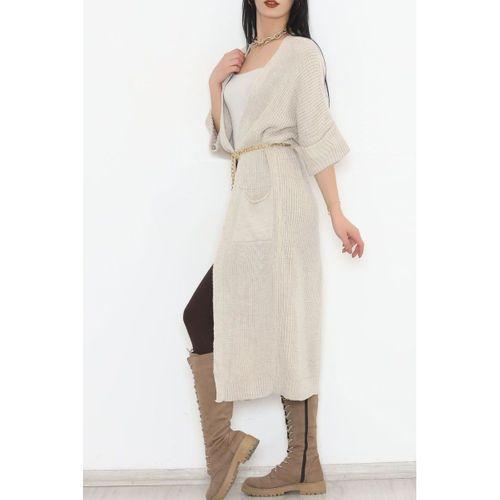 Duble Kol Hırka Taş - 8519.1323.