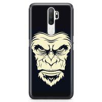 Oppo A9 2020 Kılıf Maymunlar Cehennemi Arka Kapak Koruma Desenli Full Koruyucu