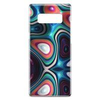 Samsung Galaxy Note 8 Kılıf Elastik Hoparlör Arka Kapak Koruma Desenli Full Koruyucu