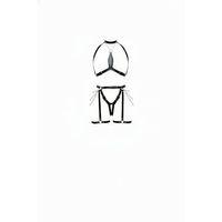 Siyah Harness Takım Zincir Detaylı Deri Vücut Aksesuarı - Brf1191