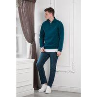 Yarım Fermuarlı Dik Yaka 3 İplik İçi Polarlı Oversize Kışlık Sweatshirt