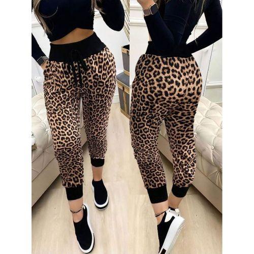 Kadın Yüksek Bel Bağcıklı Desenli Iki Iplik Pantolon