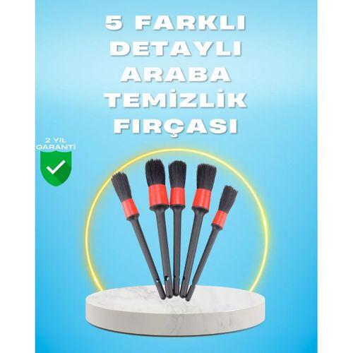 5'li Araba Temizlik Fırçaları-farklı Boyutlu Fırçalarla Derinlemesine Temizlik