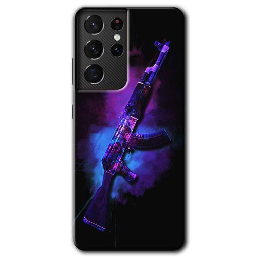 Galaxy S21 Ultra Kılıf HD Desen Baskılı Arka Kapak - AK