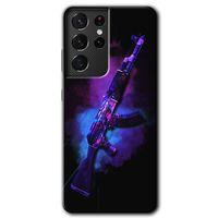 Galaxy S21 Ultra Kılıf HD Desen Baskılı Arka Kapak - AK