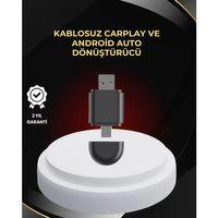 Kablosuz Carplay Ve Android Auto Dönüştürücü – Usb-a & Type-c Girişli Akıllı Adaptör