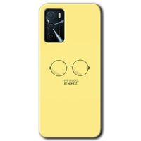 Oppo A16 Kılıf Baskılı Kapak - Be Honest + 5D Tam Kaplayan Cam