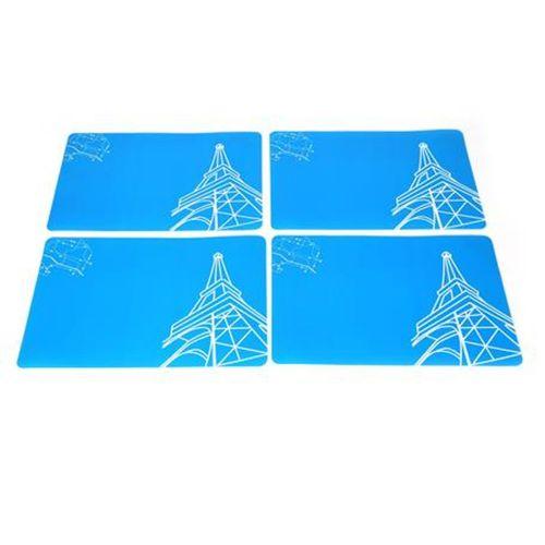 Amerikan Servis Dörtlü Set Eyfel Kulesi 43X28X0,1Cm
