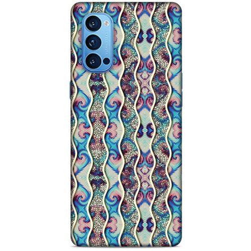 Oppo Reno 4 Pro Kılıf Baskılı Özel Seri Taşlı (29) Arka Koruma Kılıfı