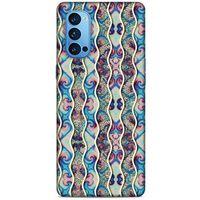 Oppo Reno 4 Pro Kılıf Baskılı Özel Seri Taşlı (29) Arka Koruma Kılıfı