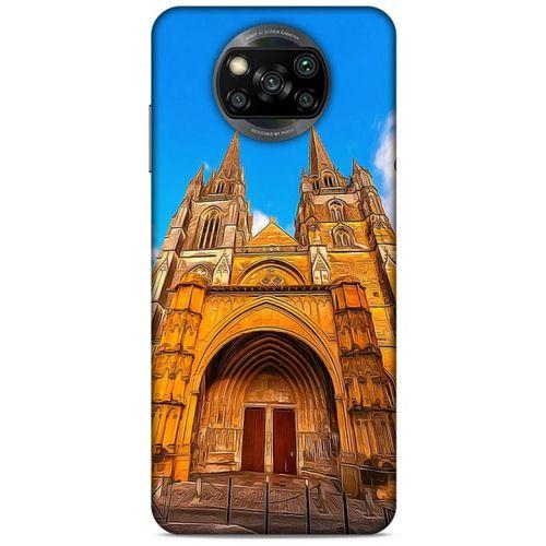 Xiaomi Redmi Poco X3 Kılıf Dünya Mimarisi (15) Antişok Kılıf Santa Maria Fransa