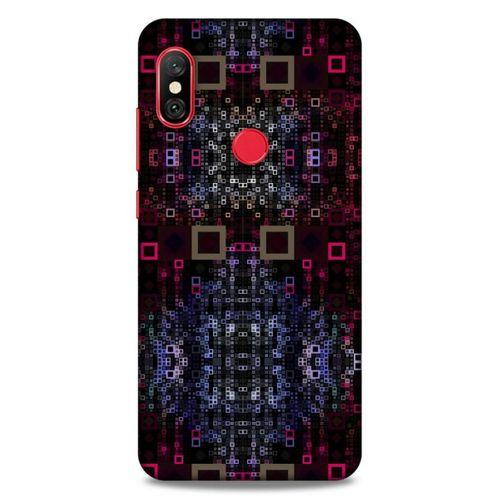 Lopard Xiaomi Mi A2 Lite Uyumlu Kılıf PiXel (18) Telefon Kılıfları Siyah Kırmızı