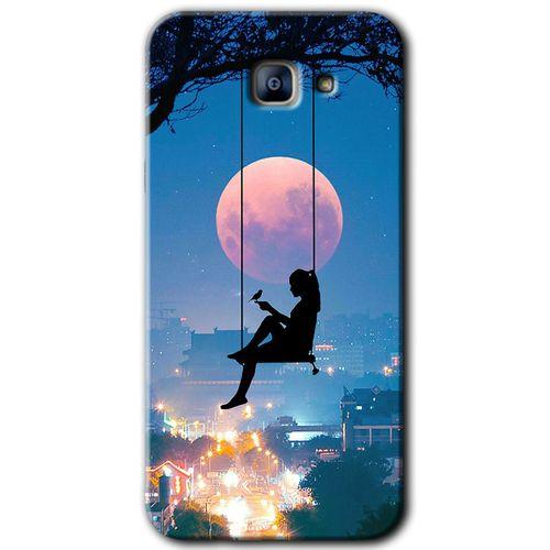 Galaxy A8 2016 Kılıf HD Desen Baskılı Arka Kapak - Yalnız Kadın