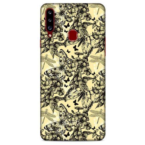 Samsung Galaxy A20s Kılıf Kelebek Etkisi (34) Slim Armor Kılıf Karışık Renkli