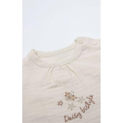 Bistyle Bistyle 2li Takım Şortlu Müslin Daisy Flowers 14131 Somon