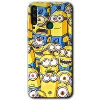 Huawei Y6P Kılıf HD Desen Baskılı Arka Kapak - Minion Ordusu